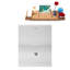 1491mm x 749.3mm Soaking Acrylic Bathtub-1003539774