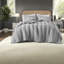 Ensembles de literie certifiés doux, gaze de polyester grand lit, gris, maison moderne