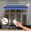 Brayden Studio Polyester Cover Motorised Retractable Sunshade Awning-2101243467-2101243468