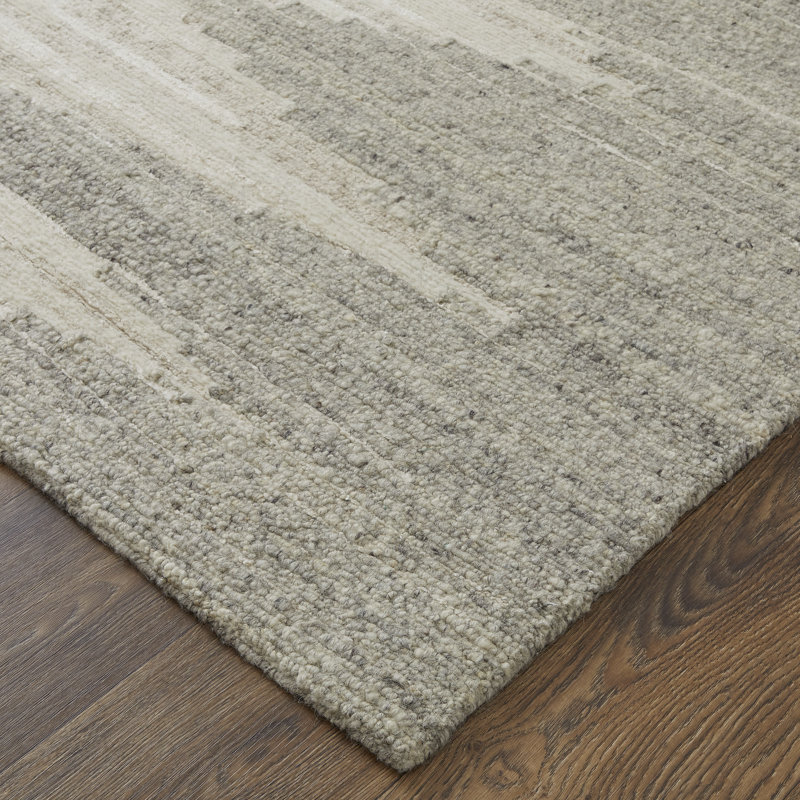 Navaro Wool Abstract Area Rug, Rectangle 3'6" x 5'6"