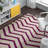 Sanyla Hand Tufted Wool Chevron Rug-401335826