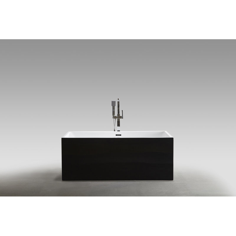Toulouse 59.1'' x 29.5'' Soaking Acrylic Bathtub