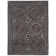 Tapis gris en jute / sisal Mehndi
