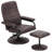 Bernalee Faux Leather Swivel Recliner-1090844159