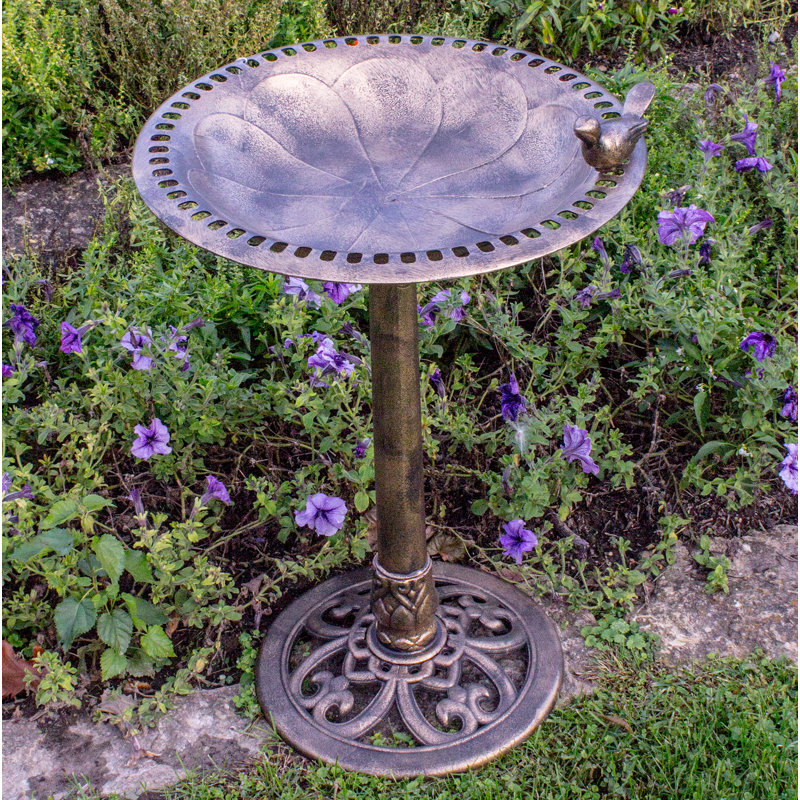 Bain d'oiseaux Aderes, Bronze