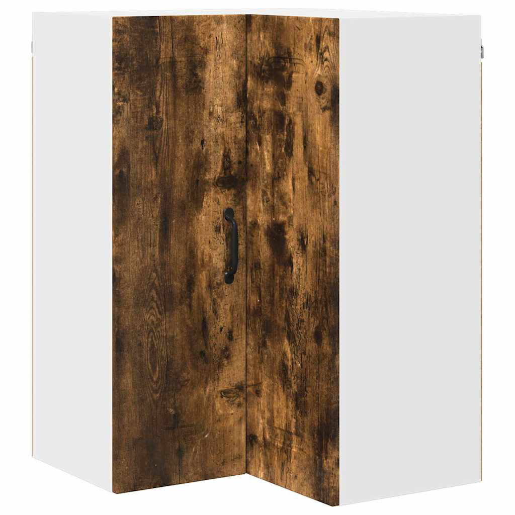 Vidaxl Kitchen Wall Cabinet With Shelf Concrete Grey 57 X 57 X 80 Cm