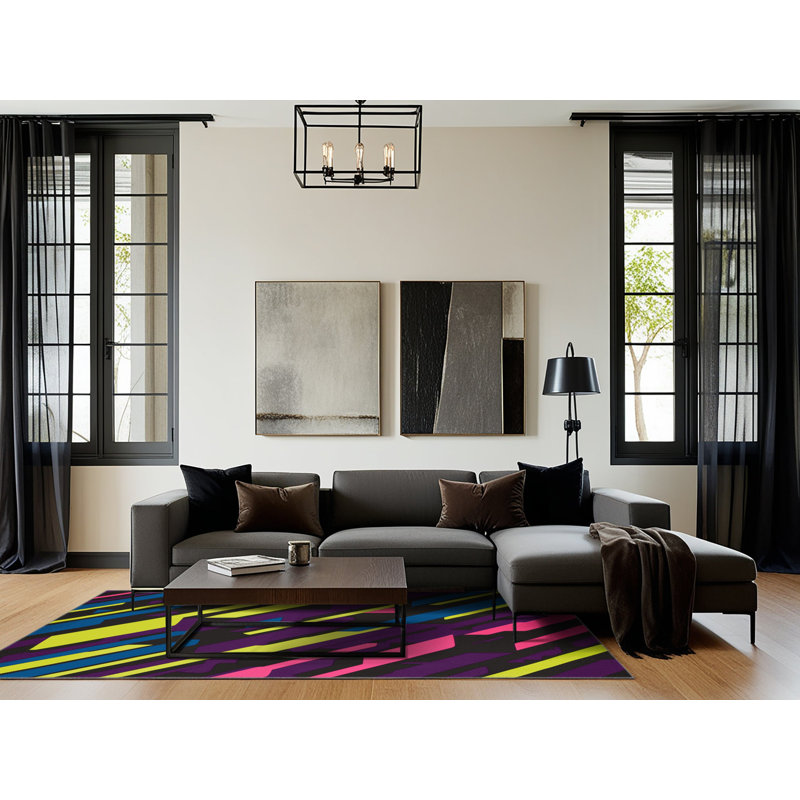 Kinetic Flow Rug, Square 6'