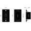 1G Duplex Outlet / GFCI / Linear / Without Logo-1949618711