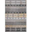 Tapis gris / jaune / mauve Anayssa-1128088895