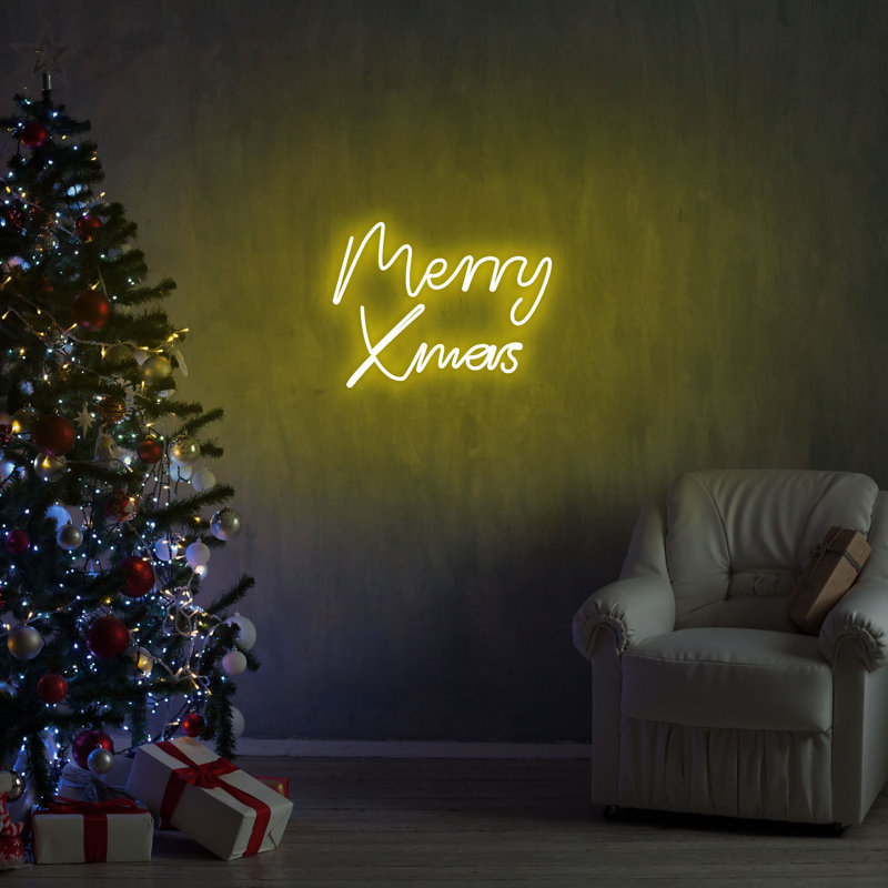 LED Lighted Sign, Yellow