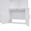 Lit escamotable avec tablettes de rangement et armoire