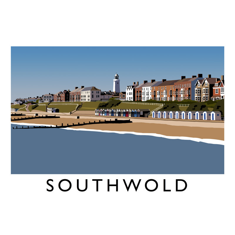 'Southwold' by Richard O'Neil - Print, No Frame, 30 cm H x 40 cm W x 1 cm D