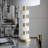 13x13x26" Table Lamp with Marble Body