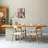Oak Solid Wood Top Dining Table-98874764