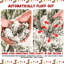 Arbre de Noël floqué avec support en métal-2107438445-2107438442