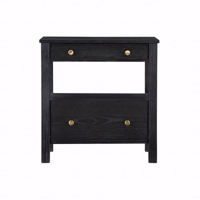 Table de chevet 2 tiroirs