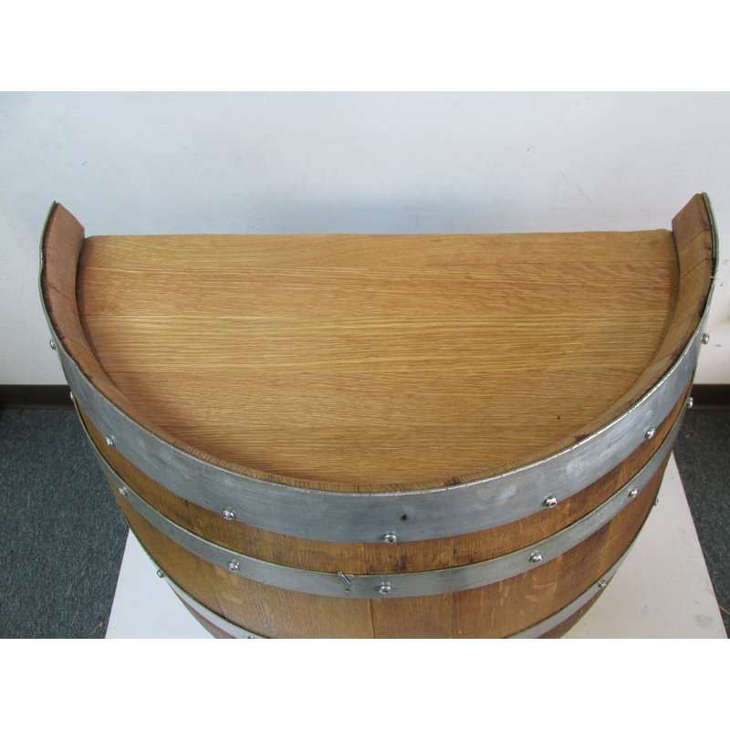 Support mince pour baril de vin récupéré, finition laquée