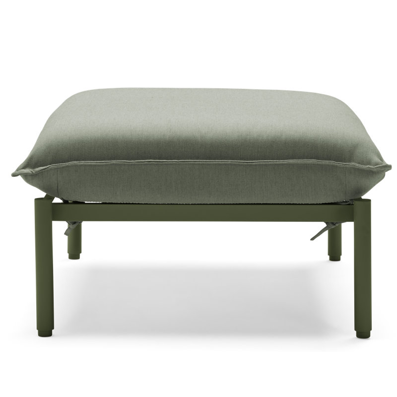 Outdoor Ottoman, Olive