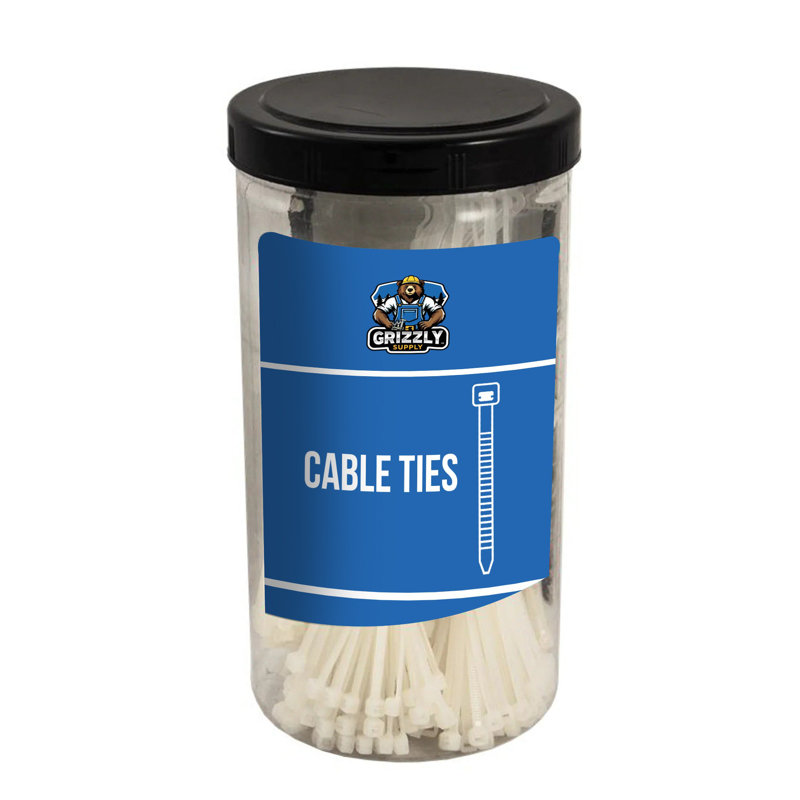 4", 8" Cable Tie Tube 600/bag