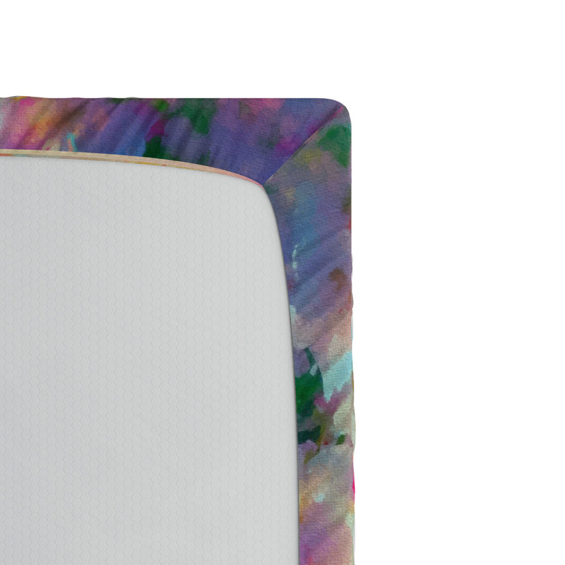 Microfiber Abstract Fitted Sheet, Twin XL Fitted Sheet