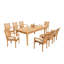 Outdoor 9 - Piece Teak Dining Set