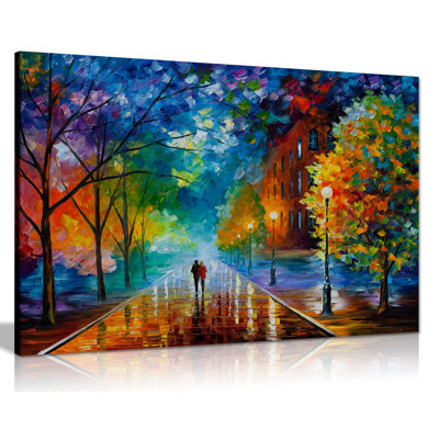 Freshness Of Cold by Leonid Afremov - Wrapped Canvas Painting