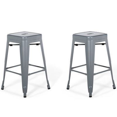 Iowa Park Counter Stool with Metal Frame