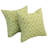 Outdoor Cushion Collection Geometric Indoor/Outdoor Reversible Throw Pillow