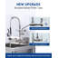 Commercial Kitchen Faucet with Pre-Rinse Sprayer 21 Inch