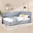 Upholstered Corner Daybed, Modern L-Shaped Daybed With Tufted Curve Backrest-455318857