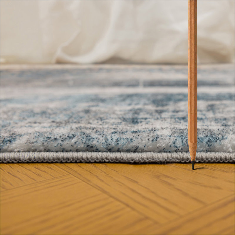 Tapis bleu Crystal_GET8001 10 x 14 Crystal