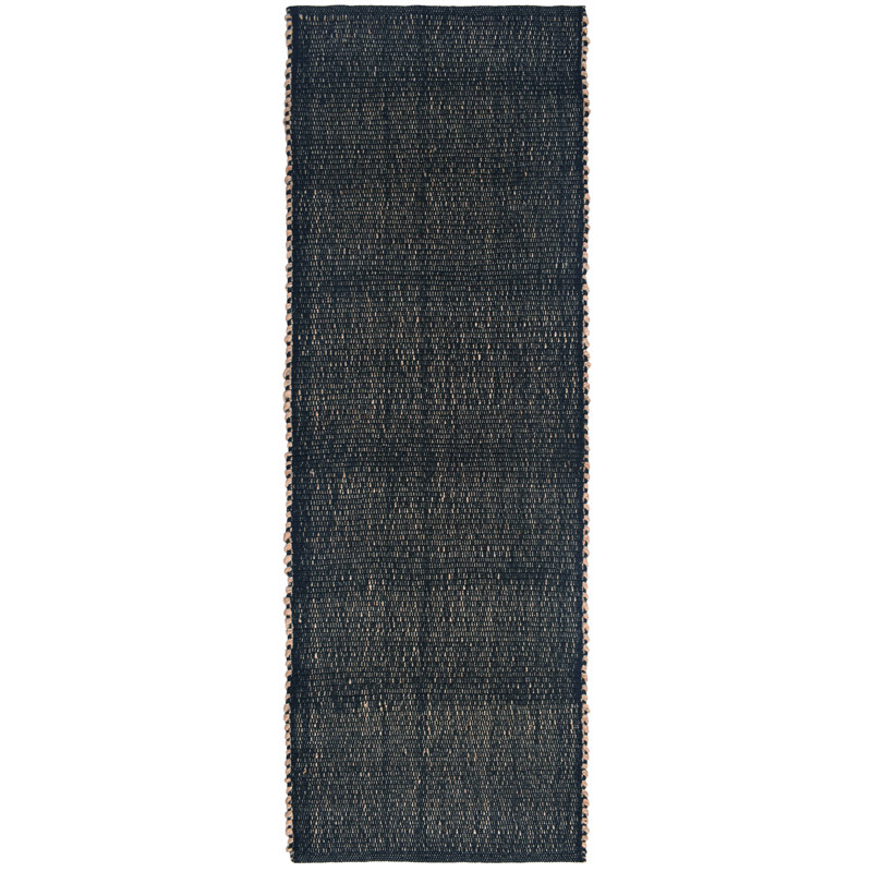 Tapis campagnard en jute et coton Colston, Tapis de couloir 2 pi x 6 pi