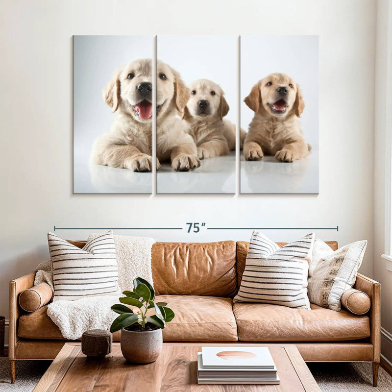 Brampt Golden Retriever de Brampt, H 14 po x l 23 po