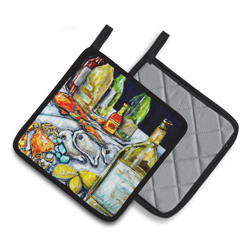 Caroline's Treasures Cotton Potholder Set