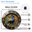 Horloge murale Peacock