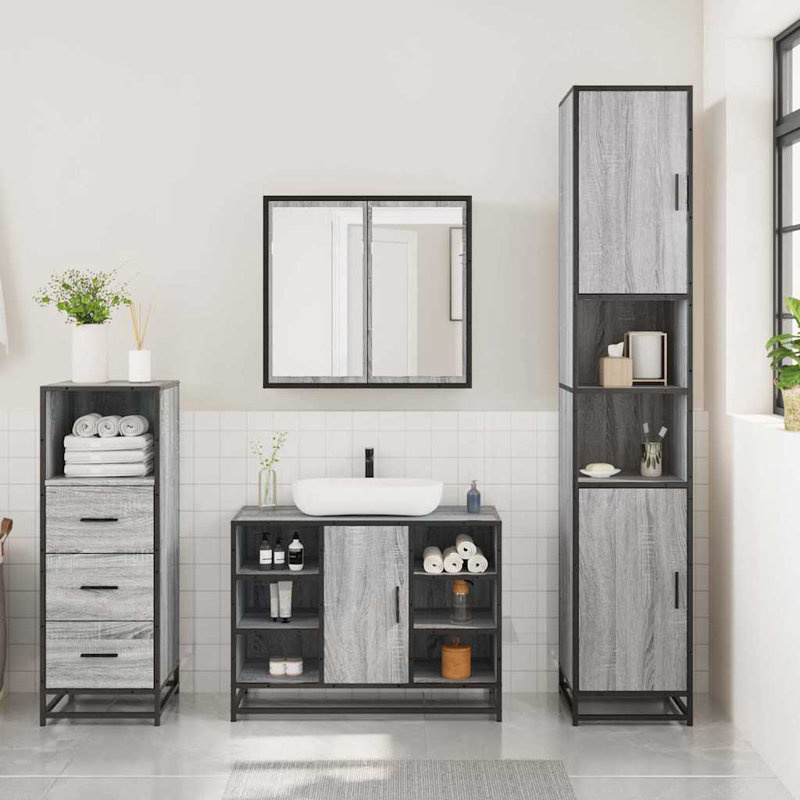 Anabell Bathroom Furniture Suite, Rustric Brown
