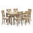 Tymera 6 - Person Four Leg Dining Set