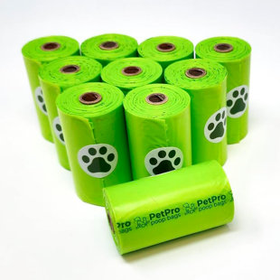 Poop Bags -25 Rolls (300 Counts), Ultra Durable,unscented Dog Waste Bags & Cat Litter Bags, Extra Thick, Easy To Open, Value Pack Refill Rolls.