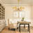 37.4" Boho Rattan Farmhouse Ceiling Fan With Light Kit And Remote