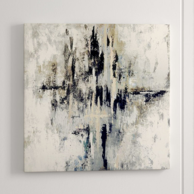 Positive Charge Print by Lillie Barlow, Knife Gel, 40" H x 40" W x 1.5" D