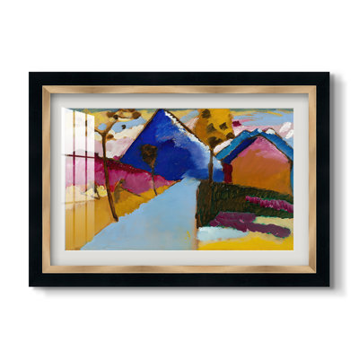 Rue Kochel Straight, 1909 - Wassily Kandinsky - Estampe encadrée sur mesure