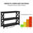 Bergmann 42"W 3-Tier Wooden Storage Shelves Console Table with Power Outlets-1560907015