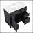 36"MDF Bathroom Vanity With Ceramic Sink-821990464