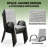Durable Metal And Glass Patio Dining Set, Contemporary Style For Outdoor Entertaining