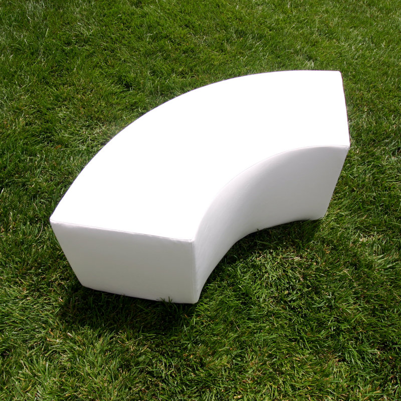 Banc de pique-nique en plastique, Blanc frisquet