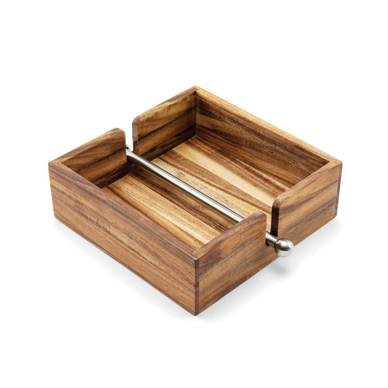 Porte-serviettes en bois d'acacia