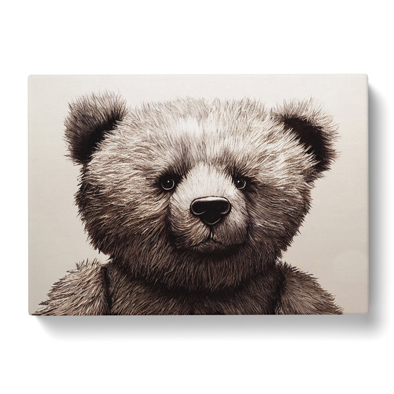 Spectacular Teddy Bear - Wrapped Canvas, 35cm H x 50cm W x 3cm D