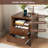17.7'' Fluted Nightstand With Charging Station-577559812