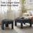 Modern Unique Design Upholstered Ottoman-607512549