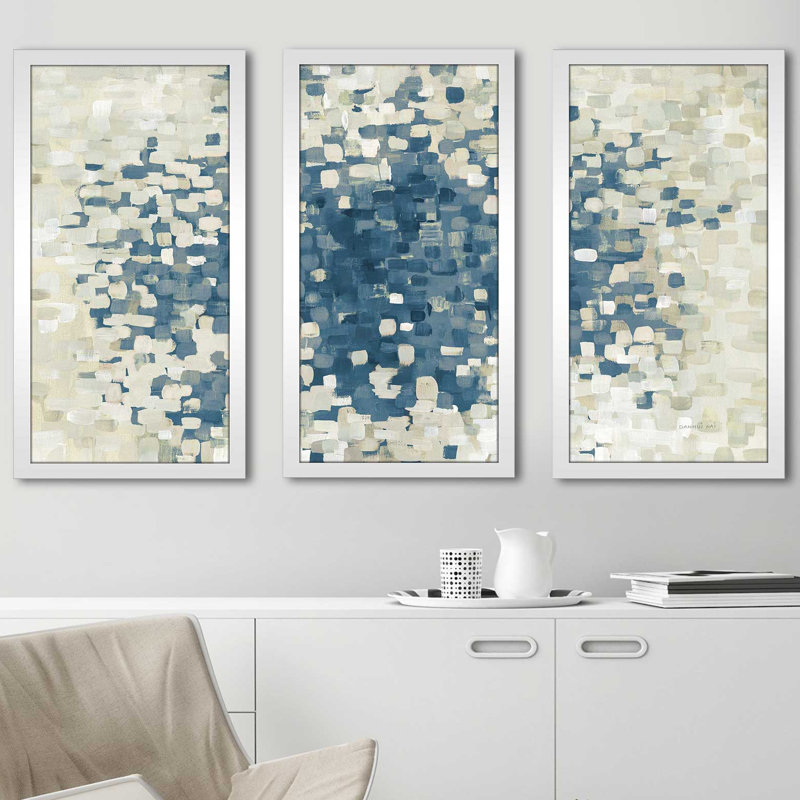 Été blocs bleus - cadre photo imprimé, L 40,5 po x H 25,5 po x P 1 po